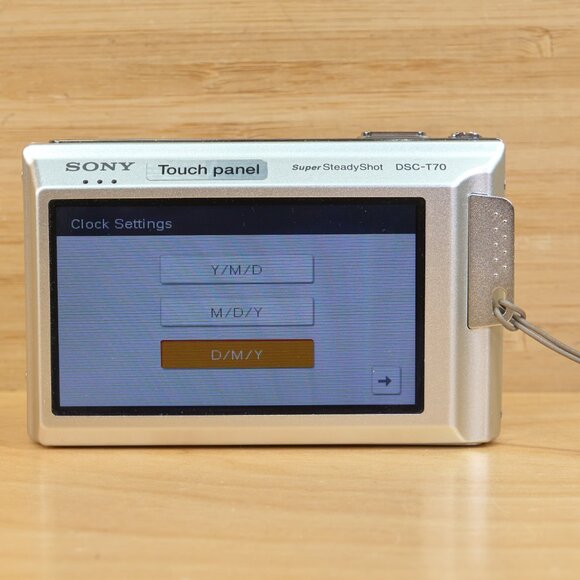 Sony Cyber-shot DSC-T70 / 8.1MP Digital Camera / Touchscreen / Tested - Picture 5 of 10